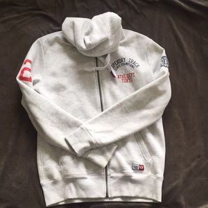 SuperDry Track&Field zip up hooded jacket